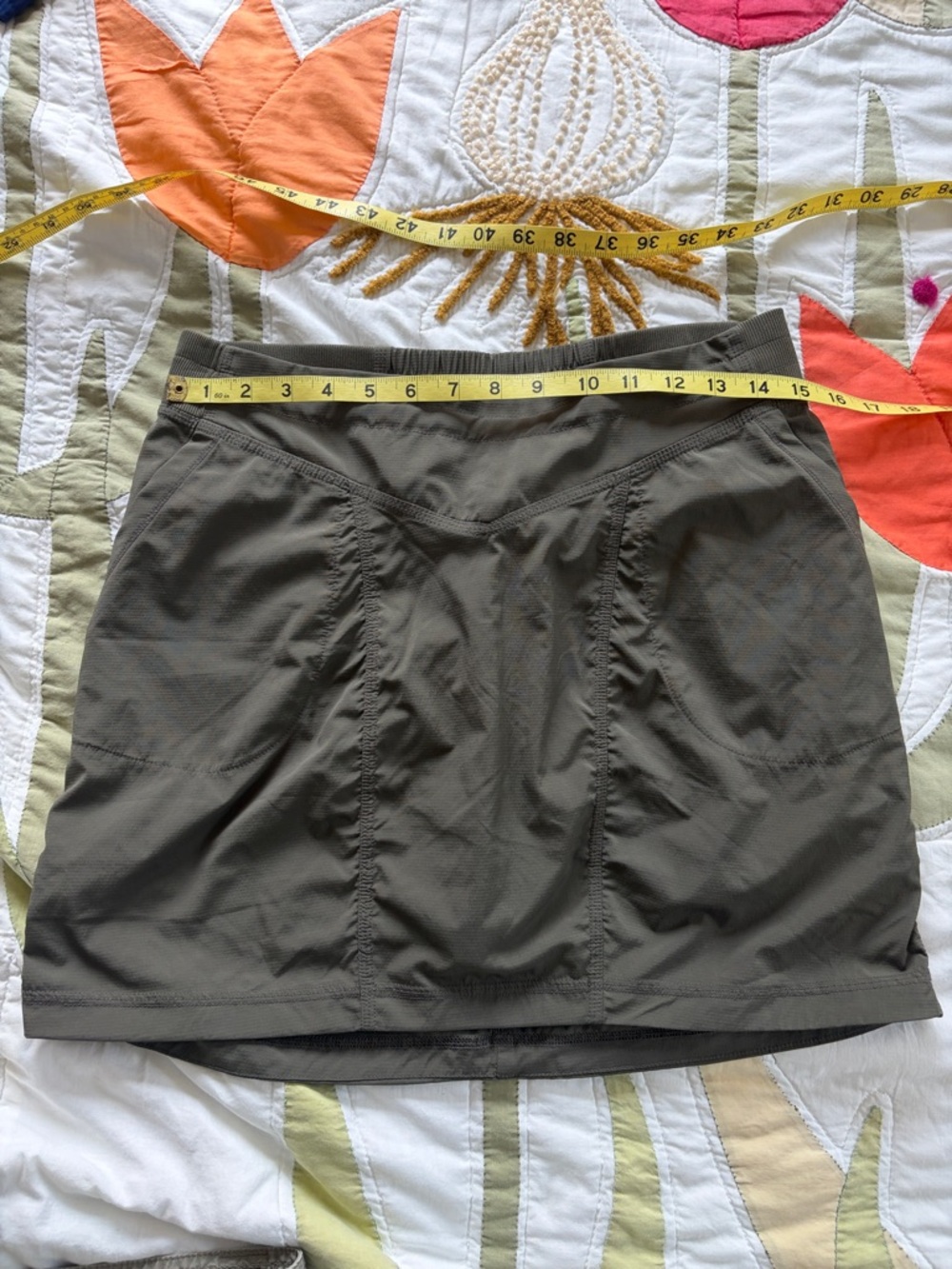 Indyeva Ulendo Olive Active Skort with Built-In Shorts